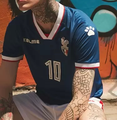 Футболка KELME Short Sleeve Football Jersey Dark Blue