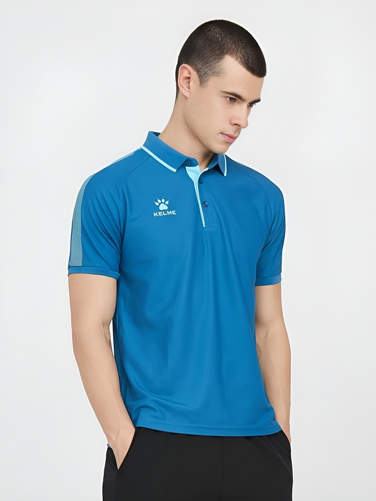 Футболка-поло KELME Polo Men Light Blue