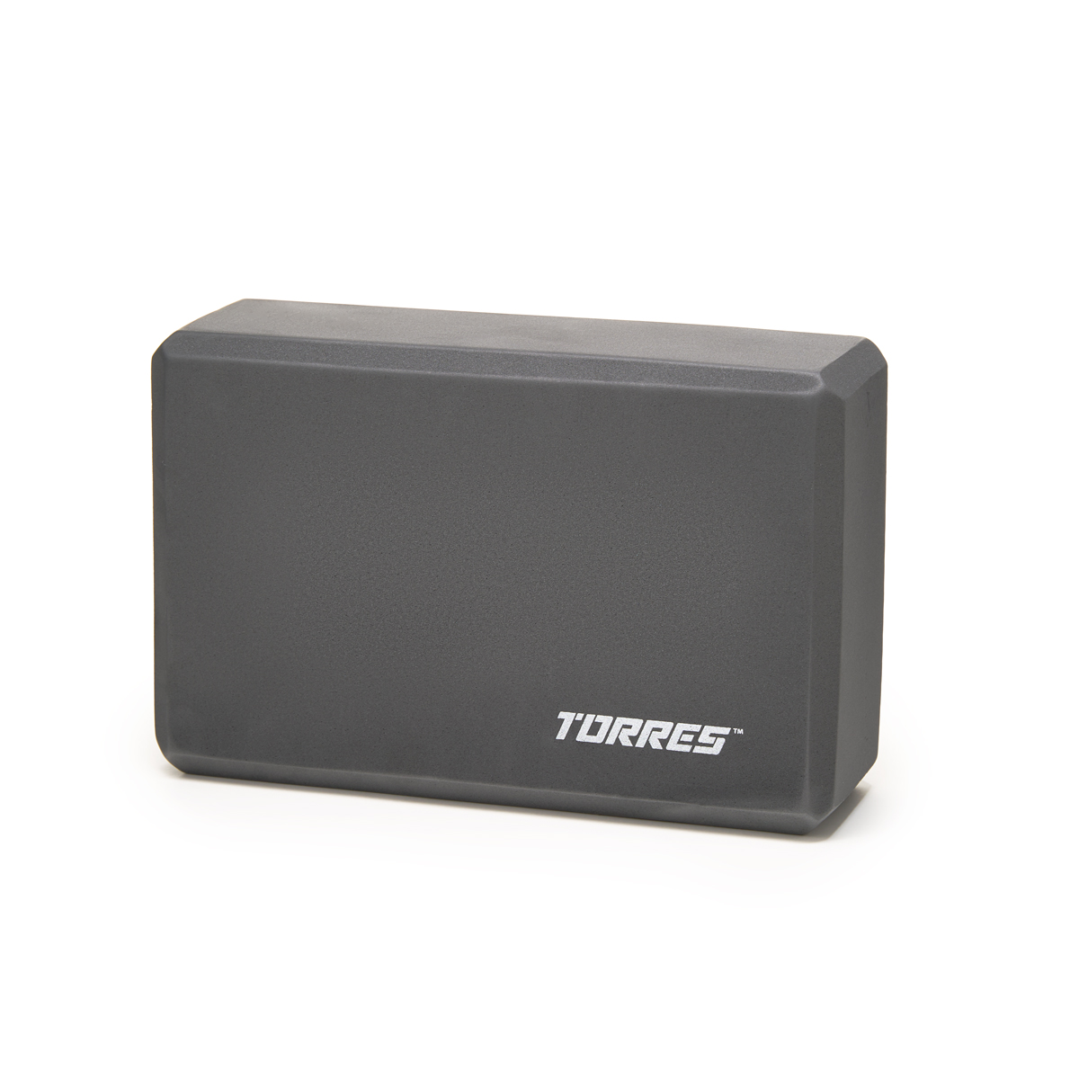 Блок для йоги TORRES, YL8005GR, размер 8x15x23 см, материал ЭВА, серый