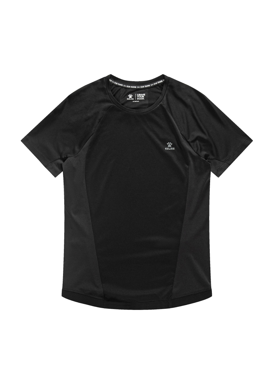 Футболка KELME Round Neck Short Sleeve T-shirt Black