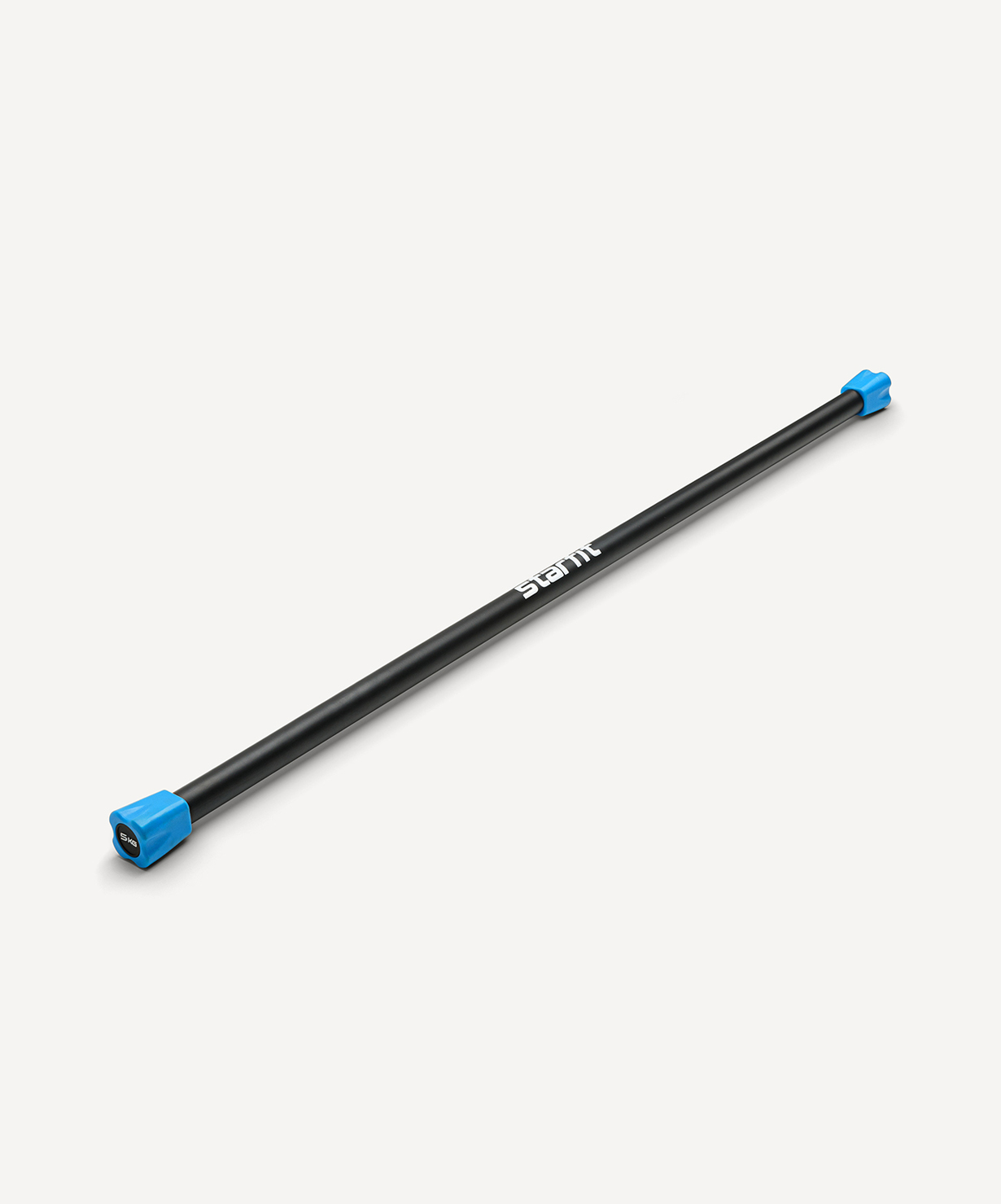 Бодибар STARFIT BB-301, 5 кг, неопреновый, черный/синий