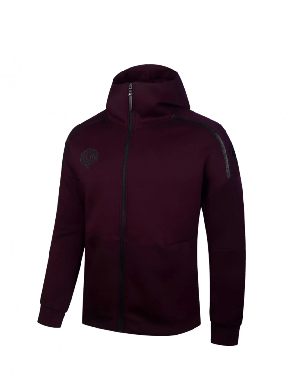 Толстовка KELME Hooded Knitted Jacket Burgundy
