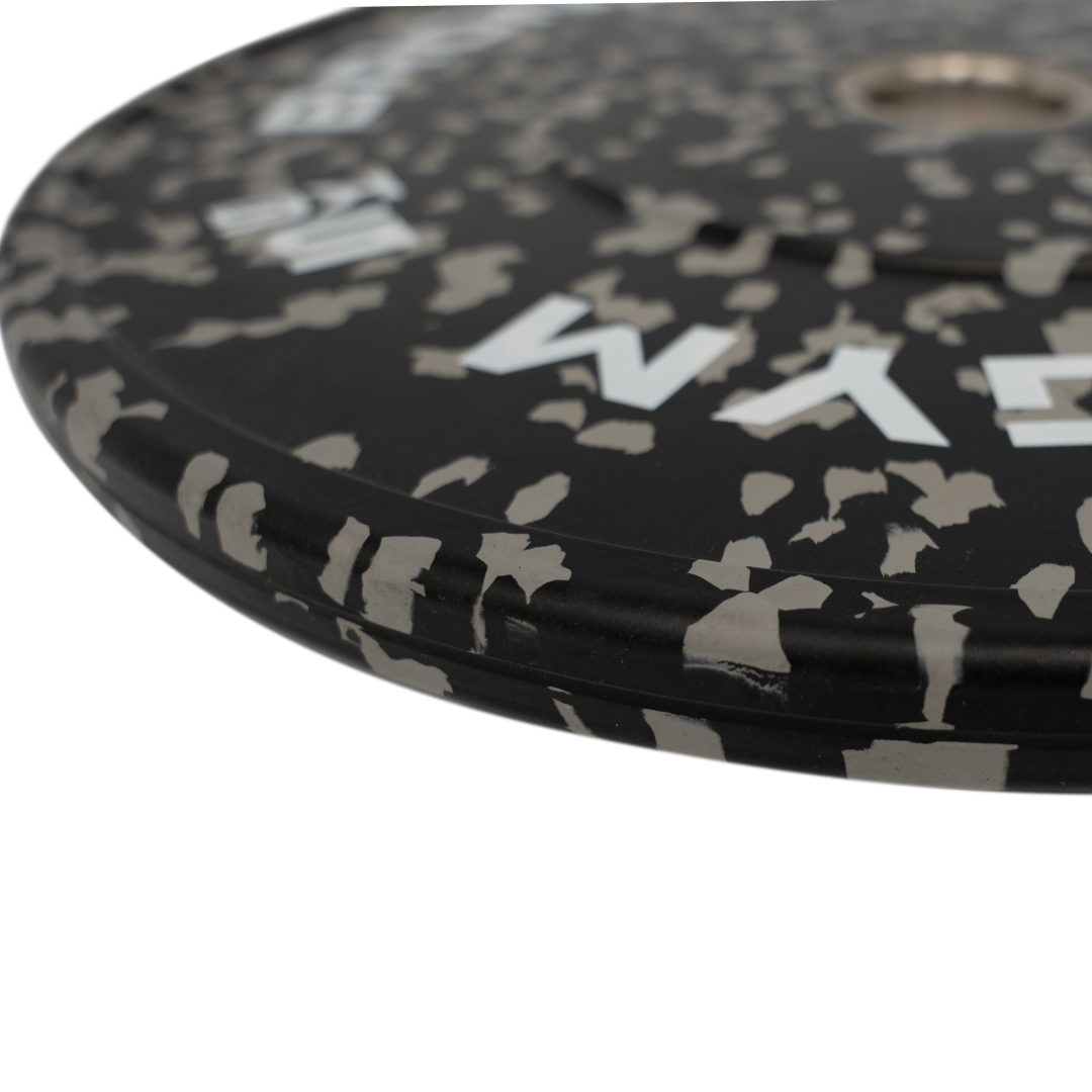 Диск бамперный BRONZE GYM камуфляж серый 5 кг