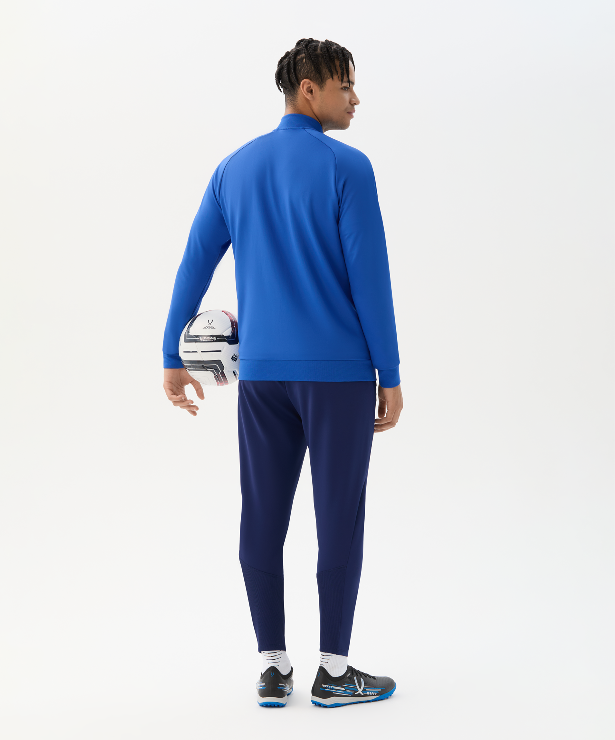 Джемпер тренировочный на молнии JOGEL PREMIER PerFormDRY Training FZ Jacket, синий, размер L