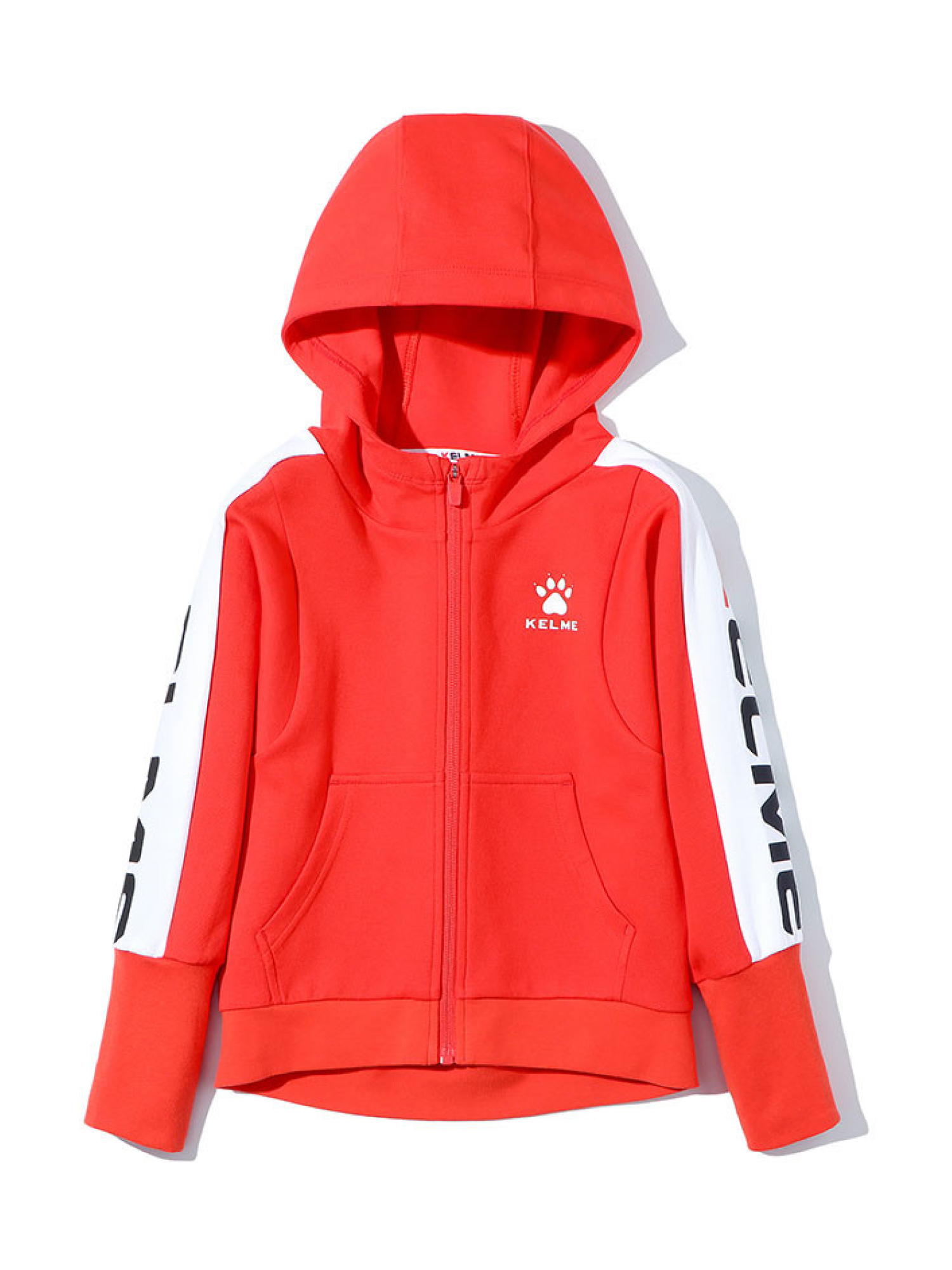 Детская олимпийка KELME Cardigan Sweater For Girls Red