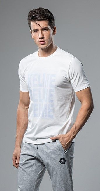 Футболка KELME Men's Short Sleeve T-Shirt White