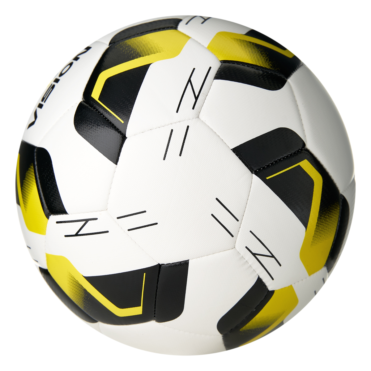 Мяч футб. VISION Striker, F325034, р.4,32 пан.,гл.TPU,2подкл. слой, маш. сш., бело-черно-желт