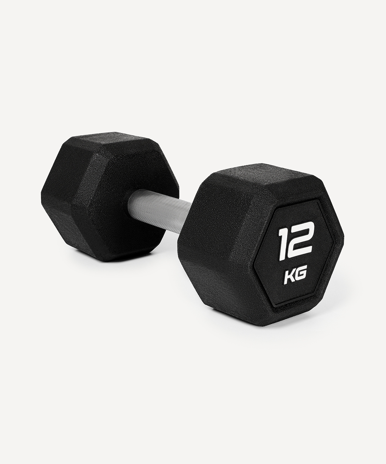 Гантель гексагональная STARFIT DB-301PRO 12 кг, обрезиненная, черный