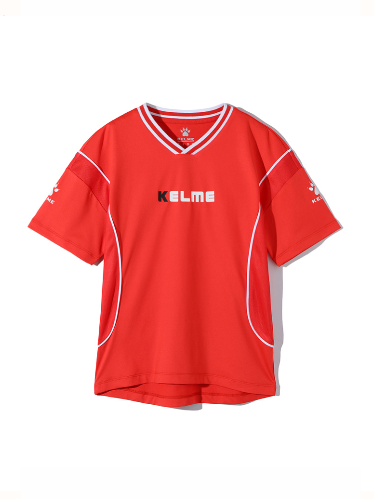 Детская футболка KELME Boys Football Short Sleeve T-Shirt Red