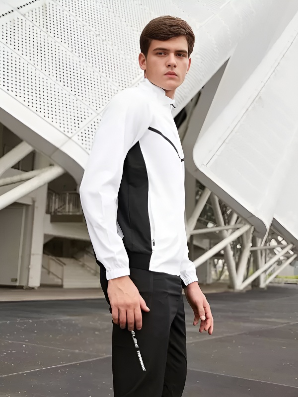 Спортивный костюм KELME Men's Woven Jacket Set (White/Black)