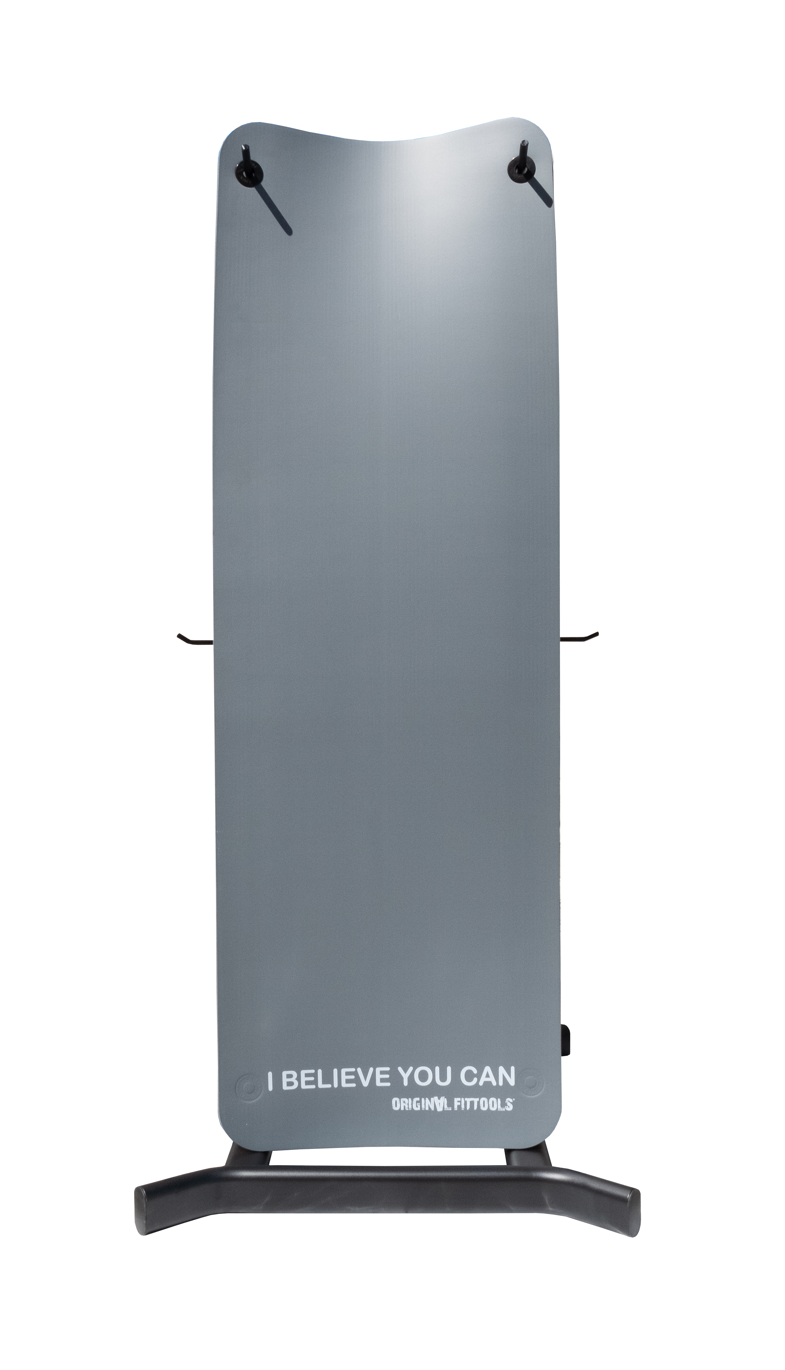 Мат для аэробики NBR 12,5 мм серый с кольцами