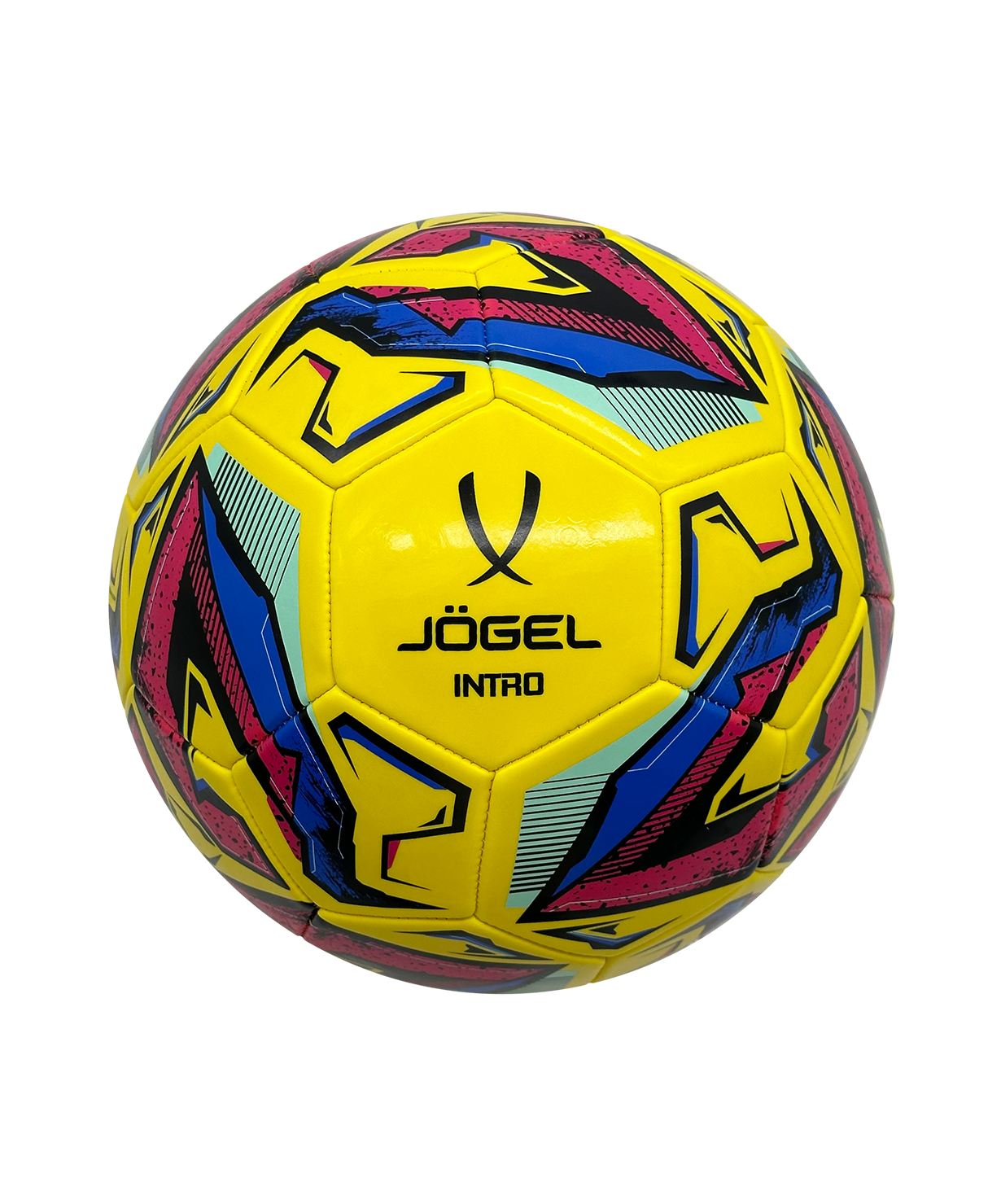 Мяч футбольный JOGEL Intro №5, желтый