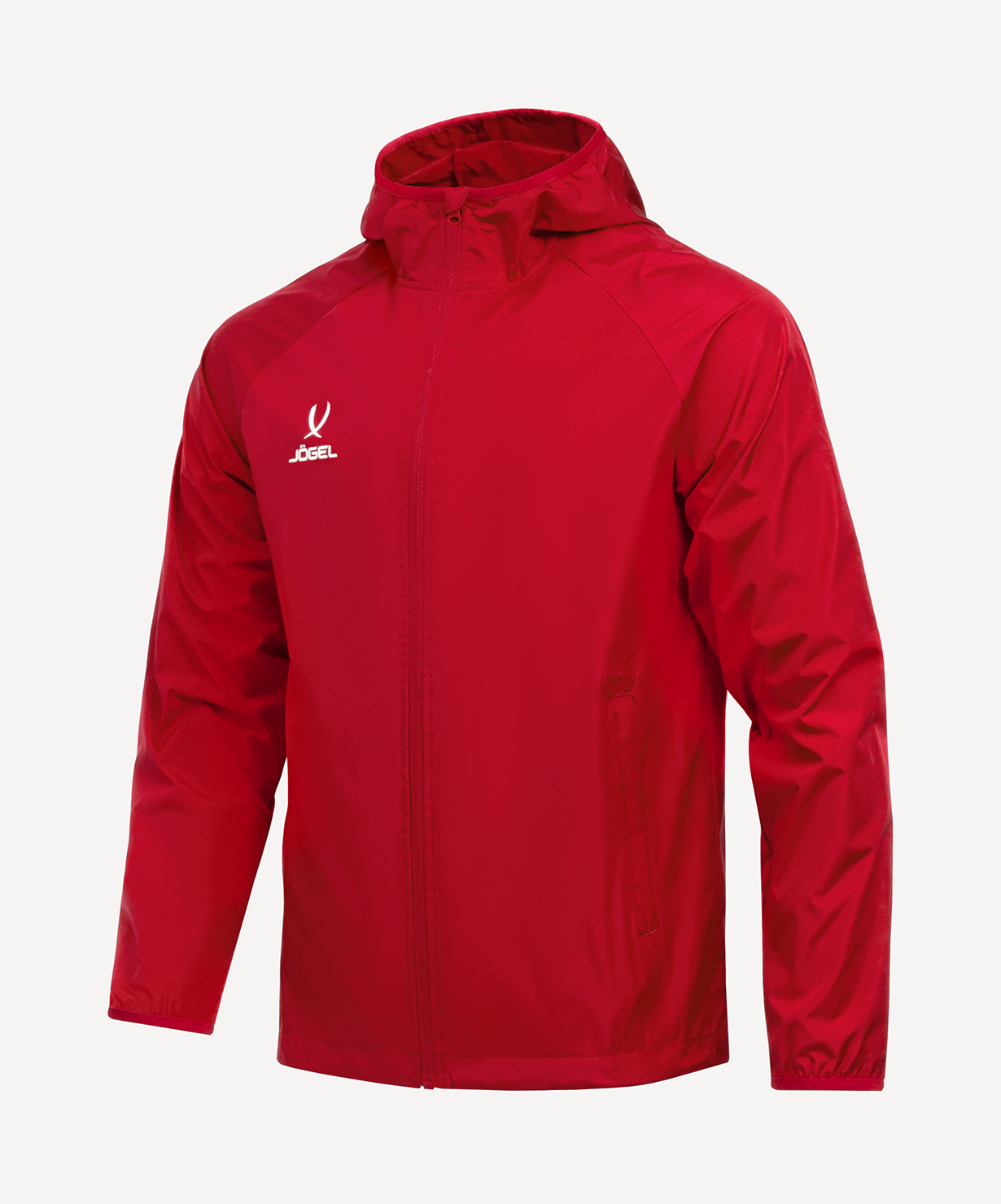 Куртка ветрозащитная JOGEL CAMP Rain Jacket, красный, детский