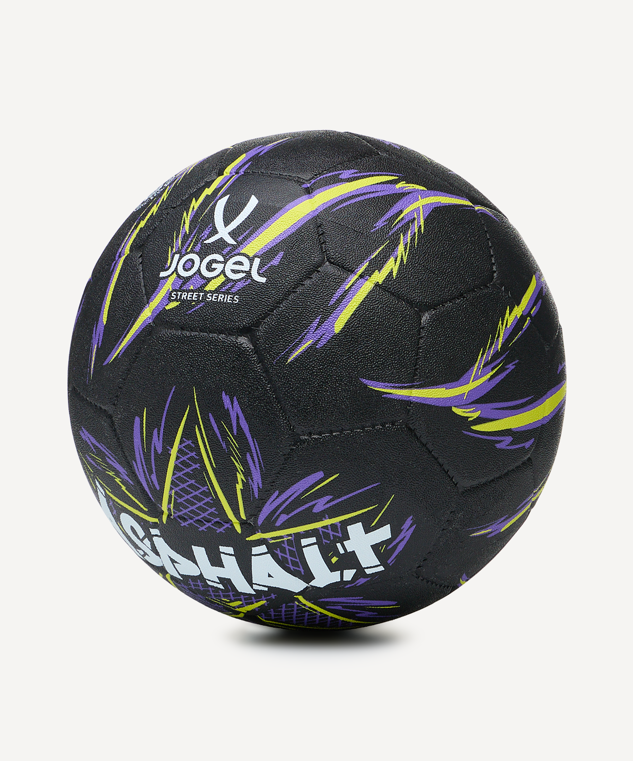Мяч футбольный JOGEL Asphalt №5, черный, размер 5