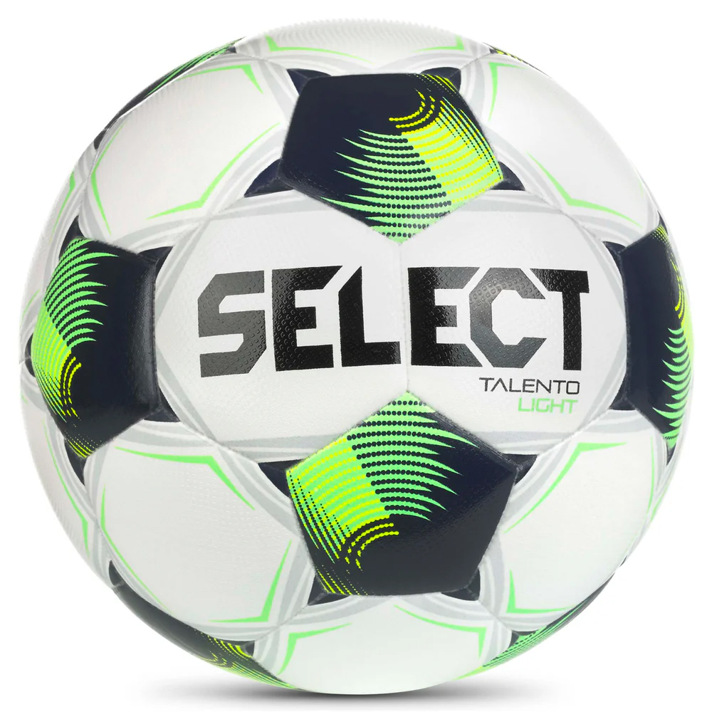 Мяч футб. SELECT Talento DB Light V26, 0773871014 р.3, 290-310г, 32п, ПУ, гибрид.сш, бело-черно-зел