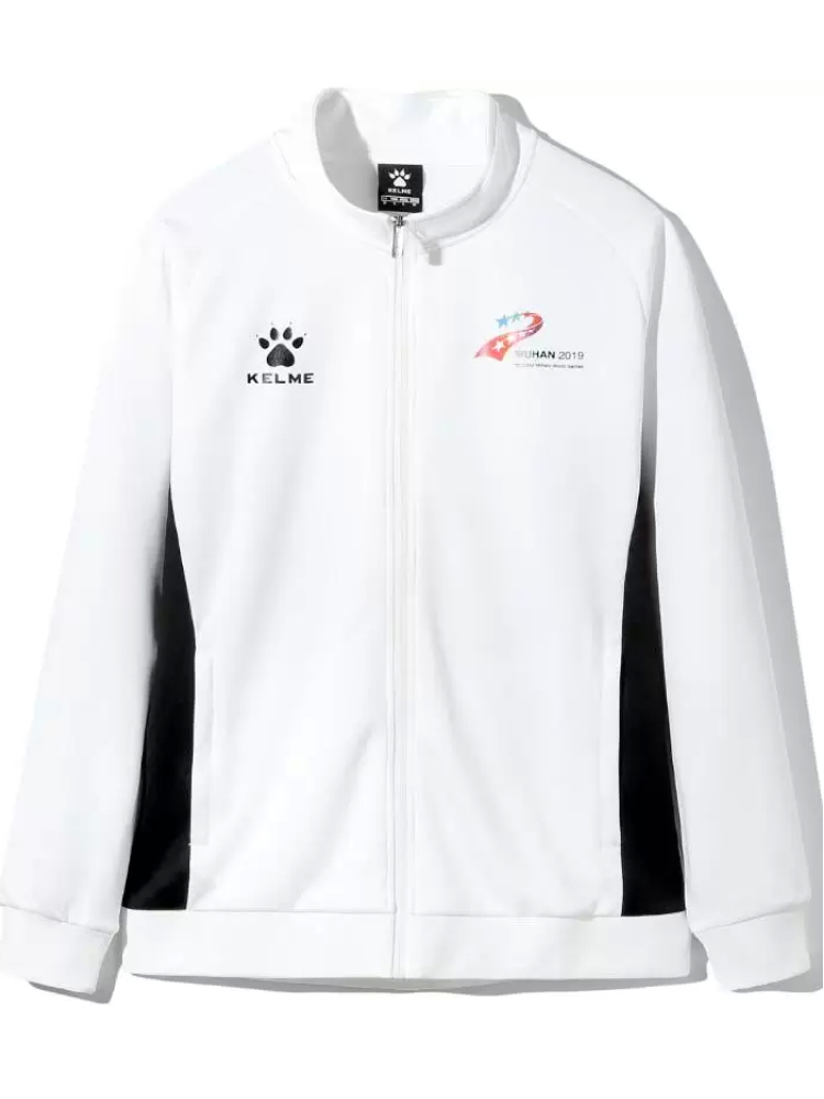 Олимпийка KELME Men's Knitted Training Jacket White