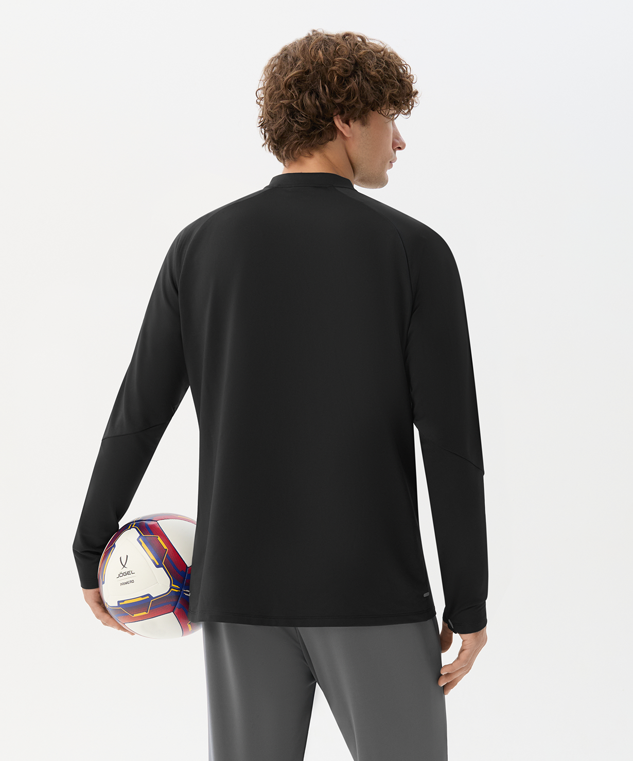 Джемпер тренировочный JOGEL PREMIER PerFormDRY Training 1/4 Zip Top, черный, размер L