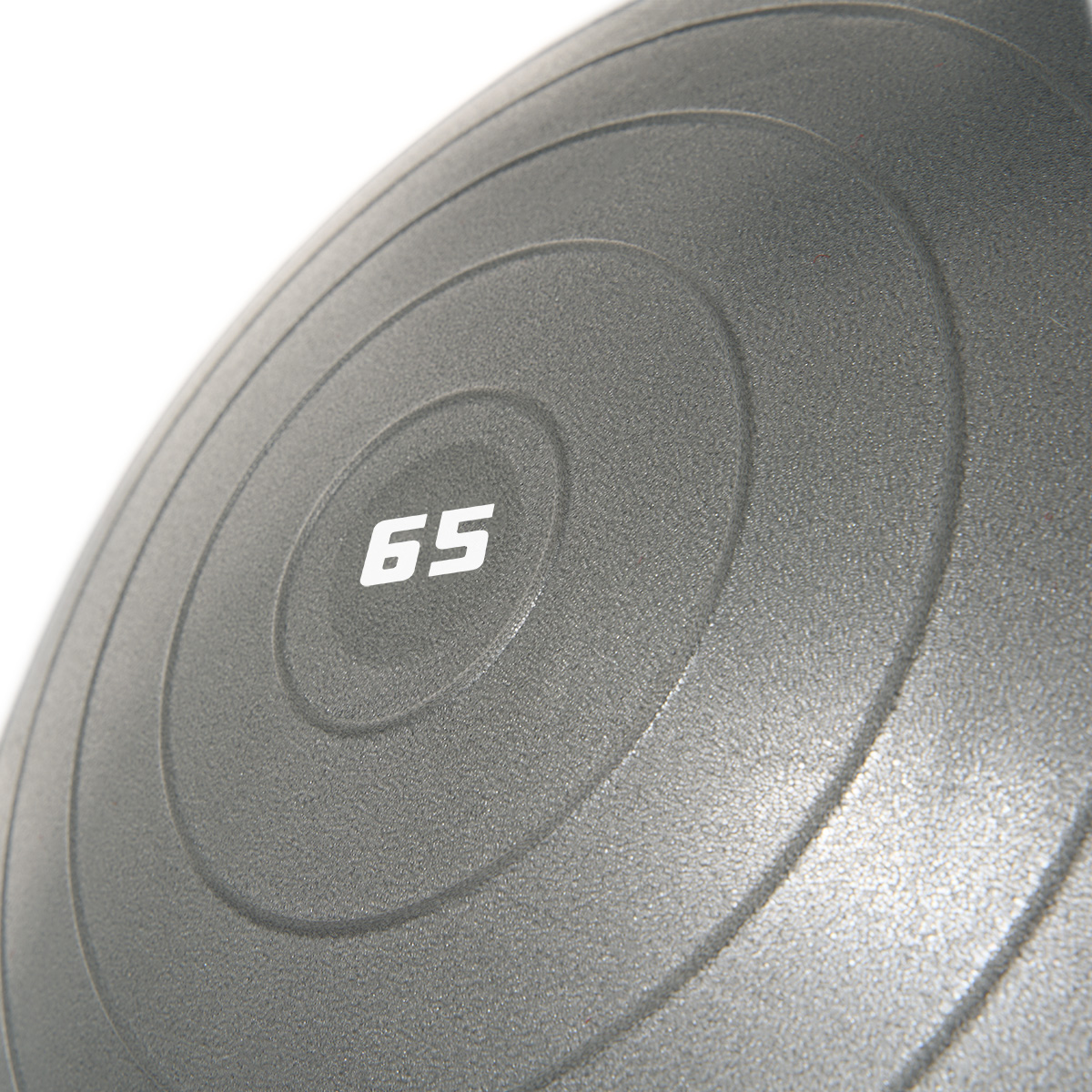 Мяч гимн. TORRES, FB122565, диам. 65 см, эласт. ПВХ,с защ. от взрыва, с насосом, серый