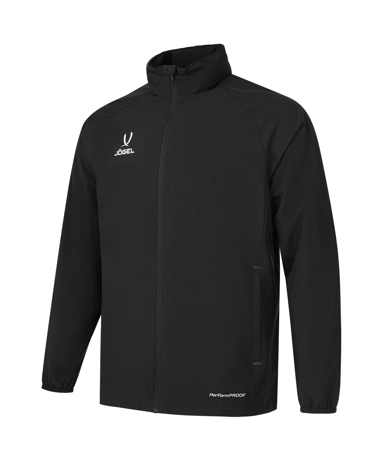 Куртка ветрозащитная JOGEL PREMIER PerFormPROOF FZ Rain Jacket, черный