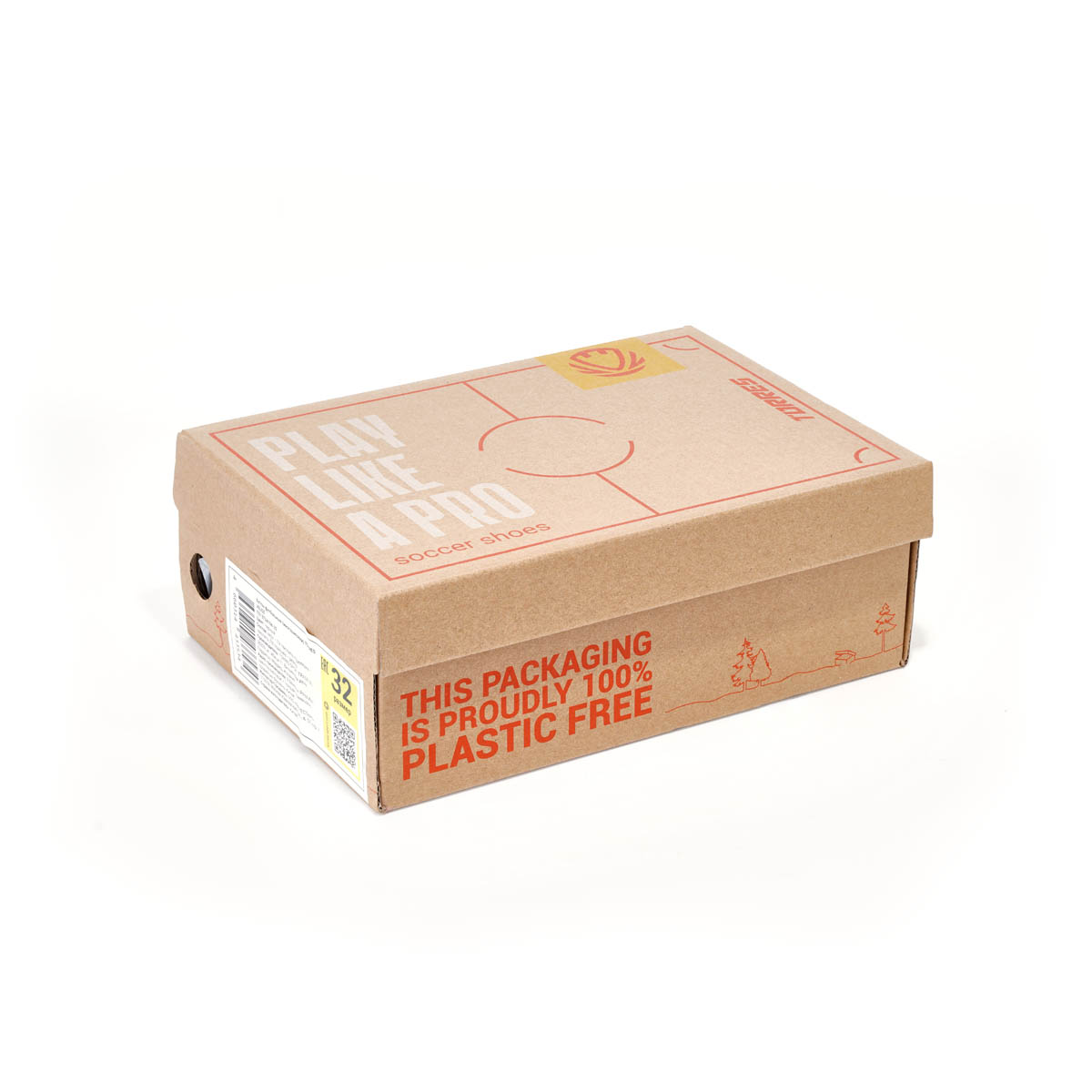 Бутсы зальные TORRES LIDER детские, TS14624485-32, р.32, ПУ, текстиль, бирюзовый