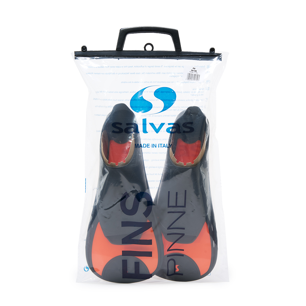 Ласты для бассейна Salvas F5 Fin, BA19140AASTS,TPR и Technoflex, р.40-41, оранжевый