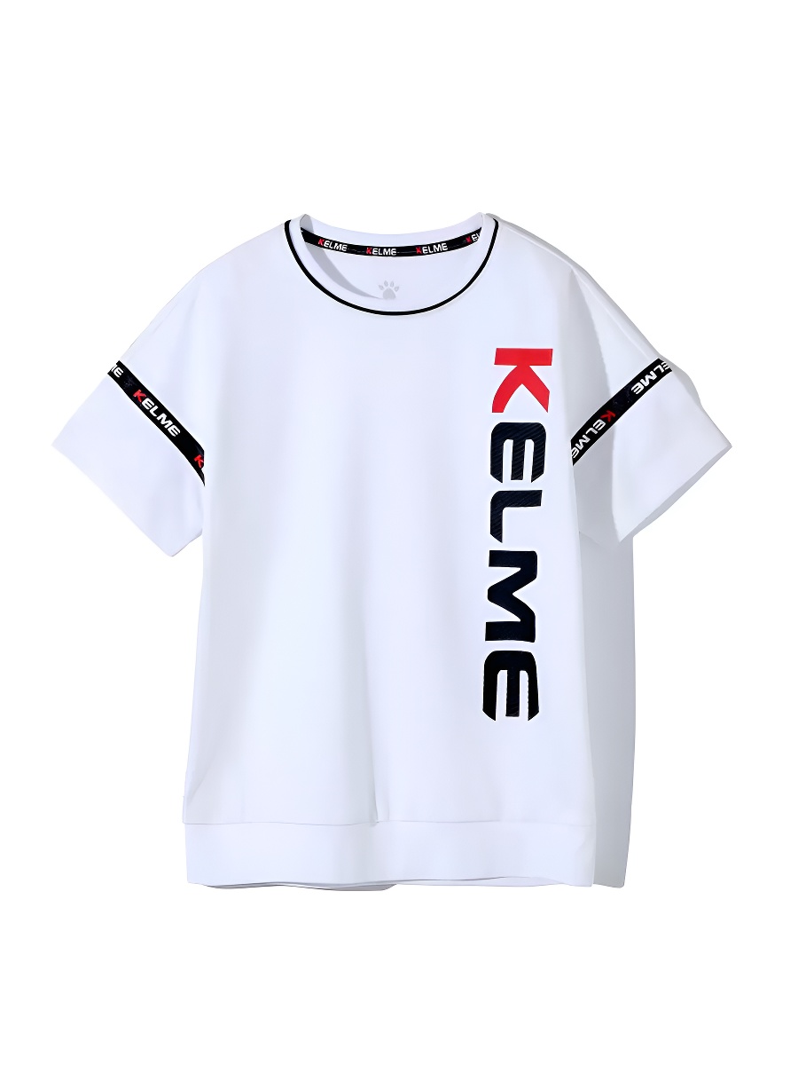 Детская футболка KELME Boys Short Sleeve T-Shirt White