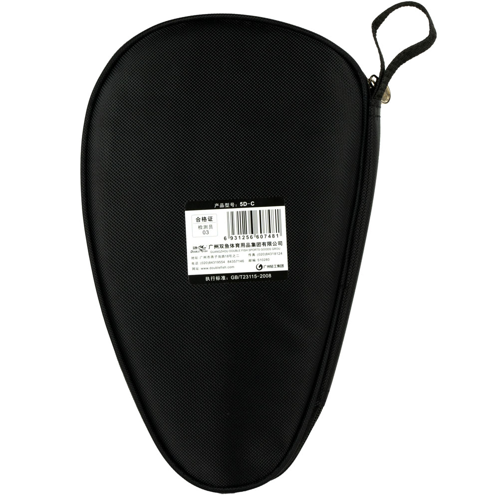 Ракетка для н/т DOUBLE FISH 5D-C, для тренировок, накладка 2 мм, конич. ручка + чехол