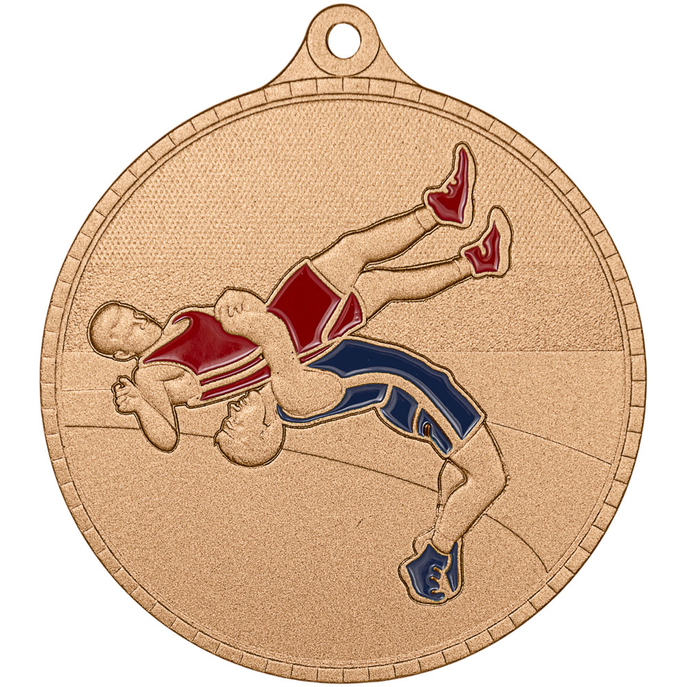 Медаль MZP 574-55/B борьба (D-55мм, s-2 мм)