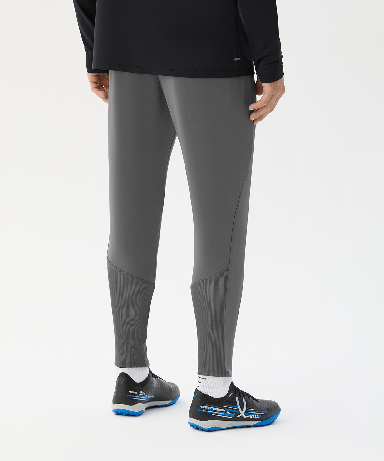 Брюки тренировочные без карманов JOGEL PREMIER PerFormDRY Training Pants, темно-серый, размер L