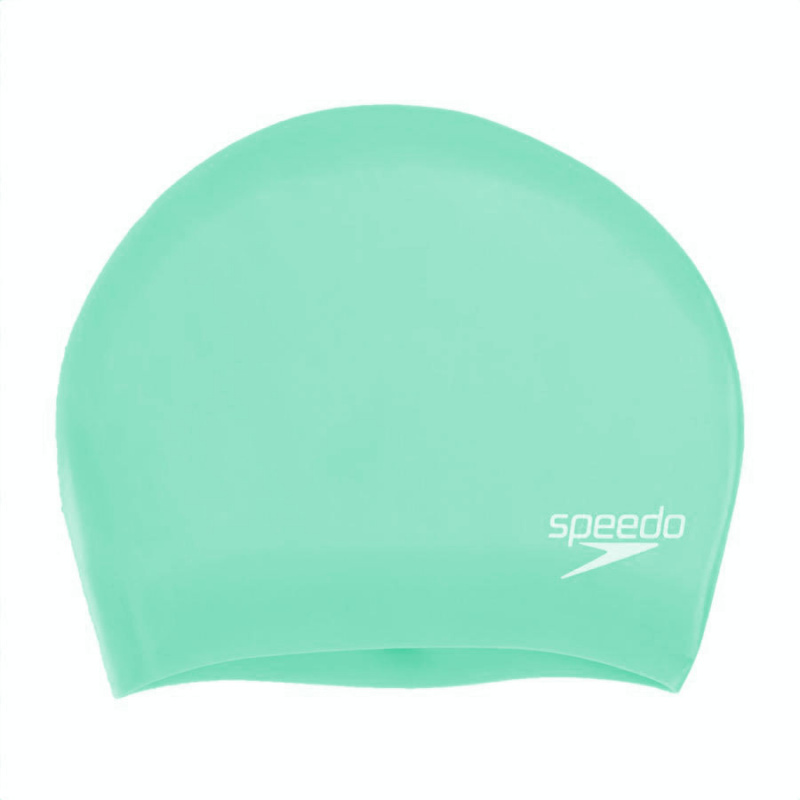 Шапочка для плав. SPEEDO Long Hair Cap, 8-06168B961, БИРЮЗОВЫЙ, силикон