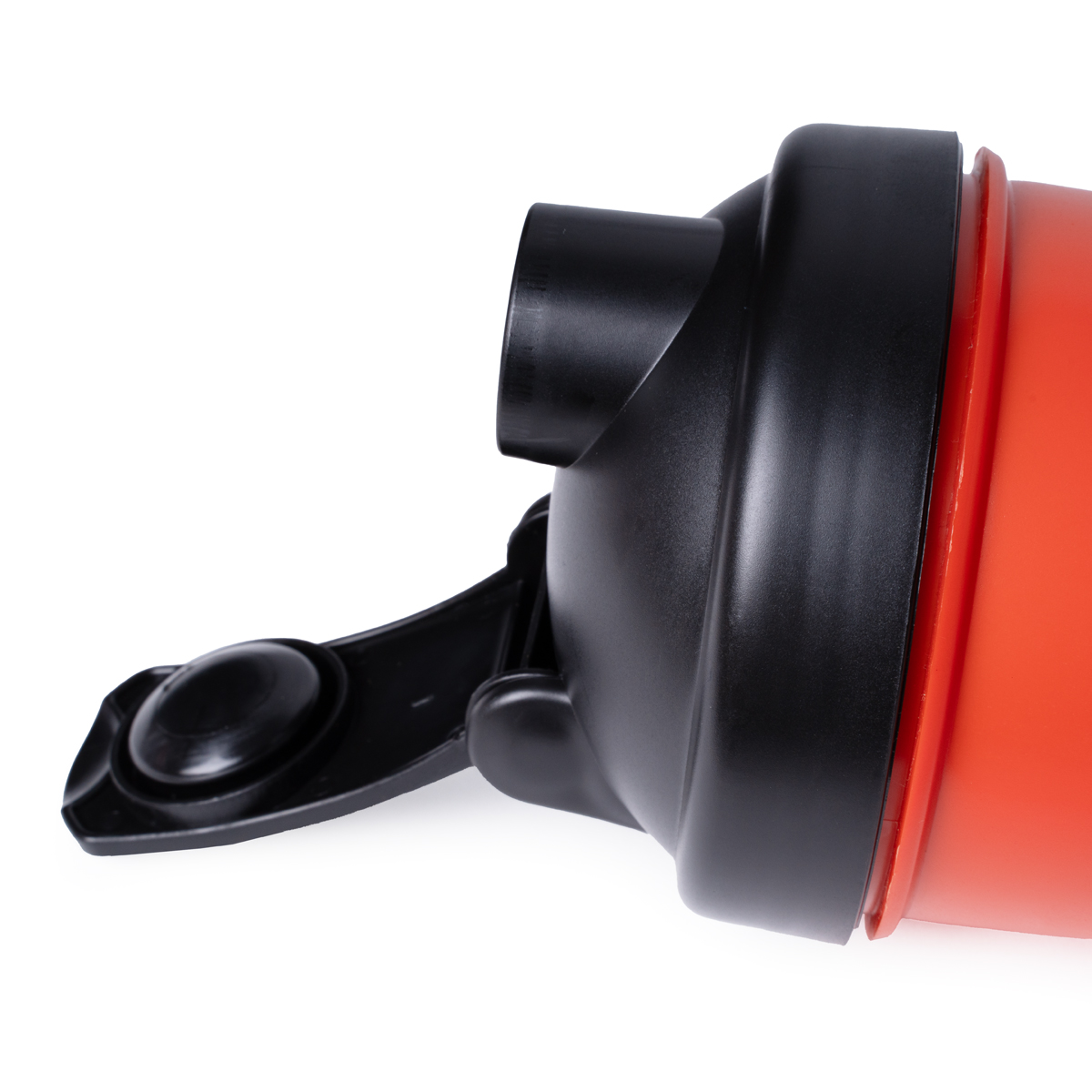 Шейкер спортивный TORRES, S01-600-02, 600мл, черная крышка с колпачком, пластик,ярко-оранжевый