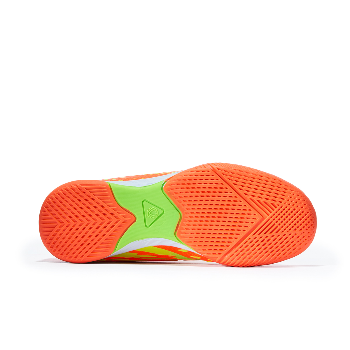 Бутсы зальные TORRES RAYO KID детские, TS134235-856-32, р.32, резина,ПУ,текстиль, оранжево-жёлтый