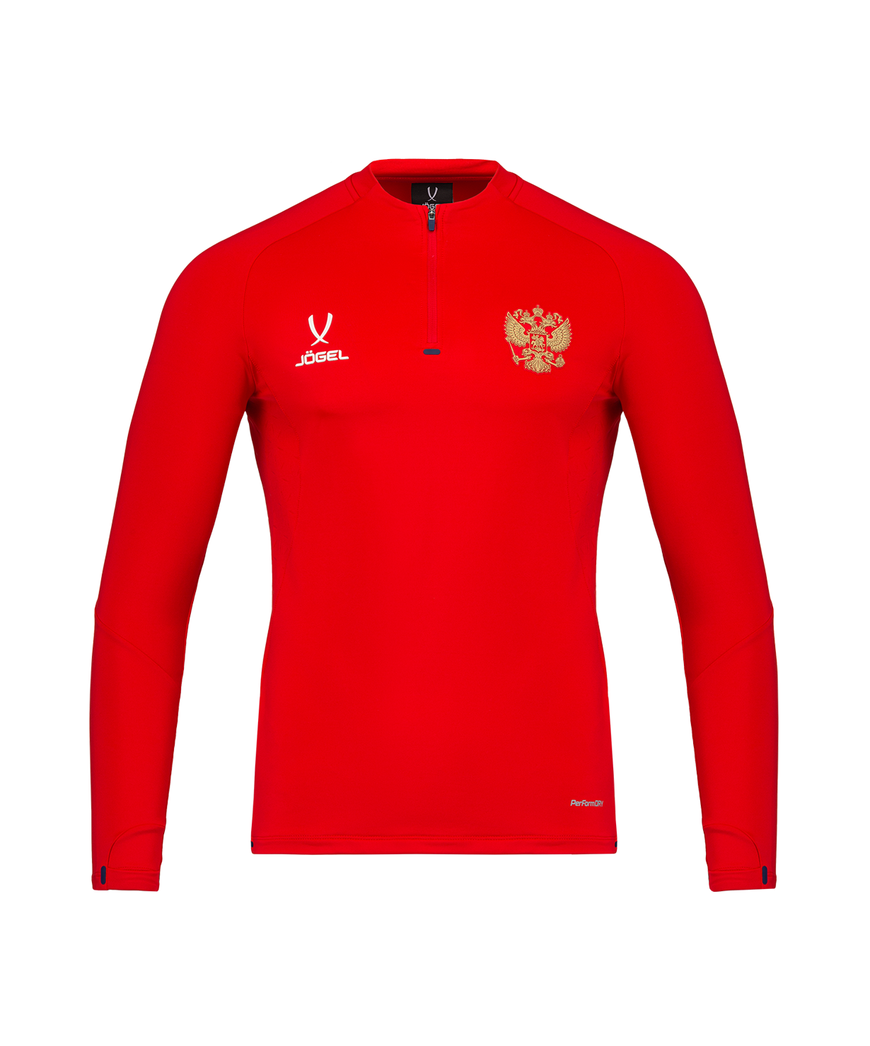Джемпер тренировочный JOGEL NATIONAL PerFormDRY Training Zip Top, красный, размер L