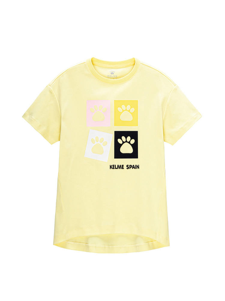 Футболка KELME Short Sleeve T-Shirt Kid Yellow