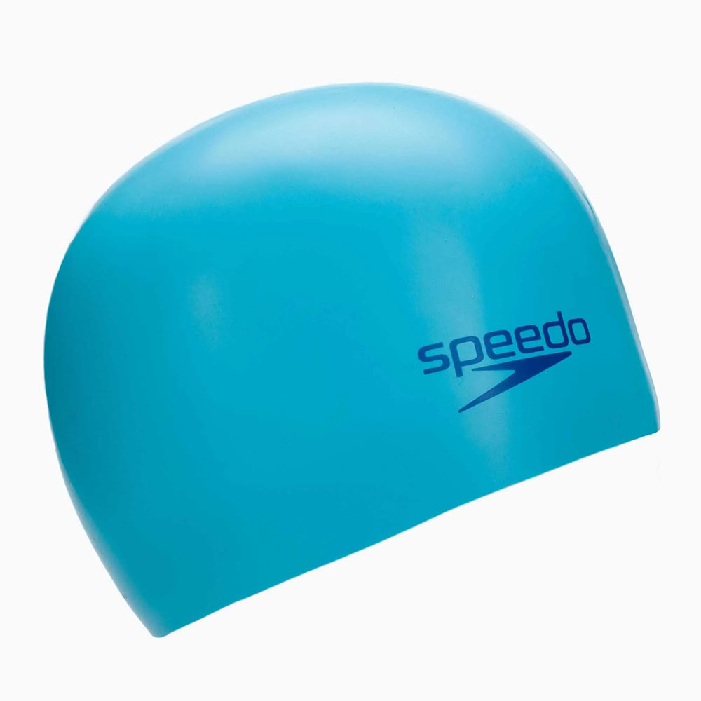 Шапочка для плав. дет. SPEEDO Molded Silicone Cap Jr, 8-709908420, ГОЛУБОЙ, силикон