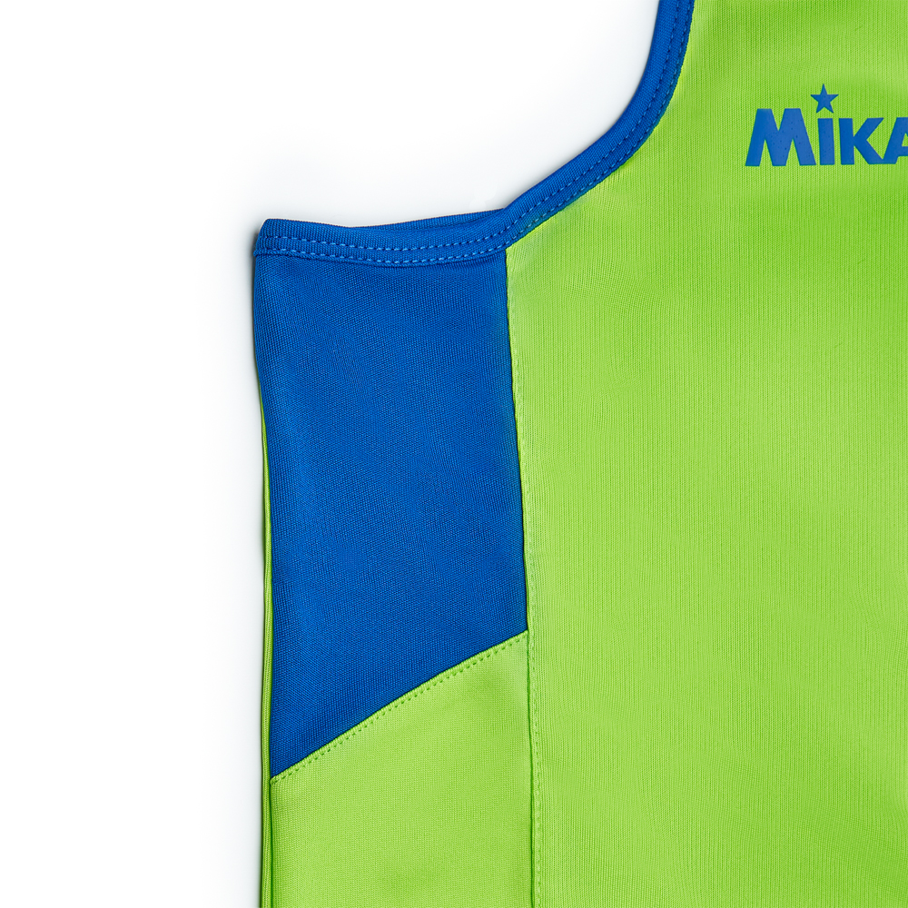 СЦ*Майка для пляж. вол. муж. MIKASA MT5041-038-3XL, р.3XL, 100% полиэстер, салатово-голубой