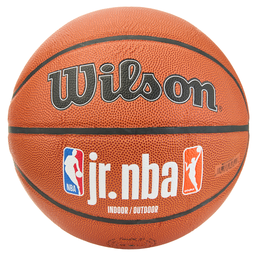Мяч баск. WILSON JR.NBA Fam Logo Indoor Outdoor, WZ2009801XB7, р.7 композит, бутил. кам., коричневый
