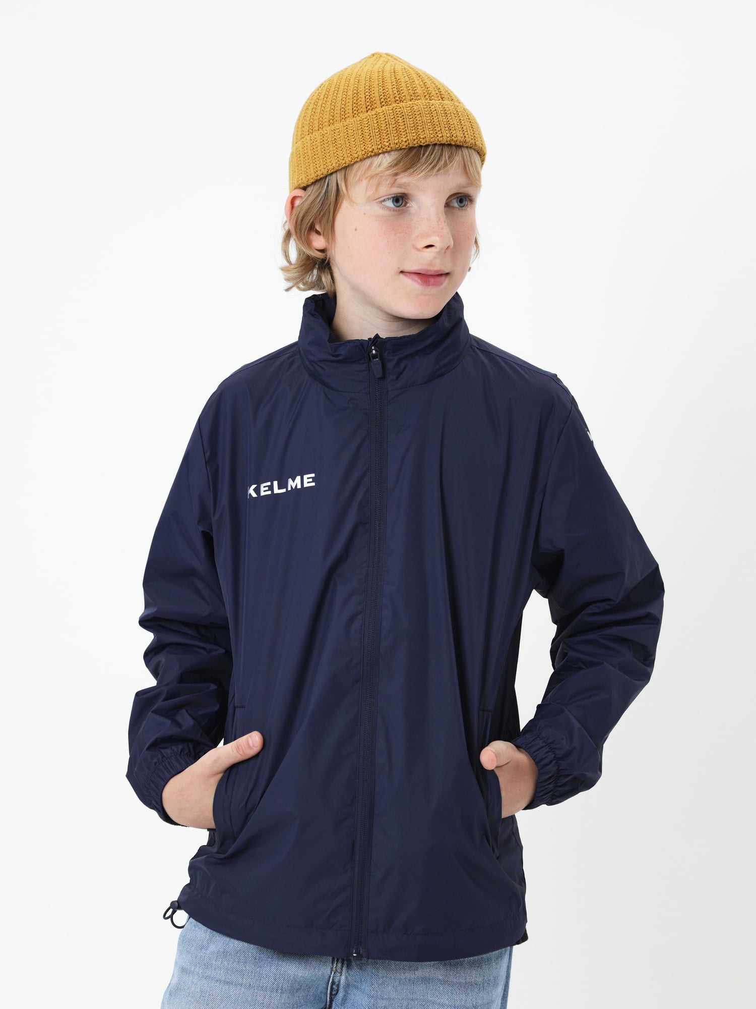 Детская ветровка KELME Children's Raincoat Dark Blue