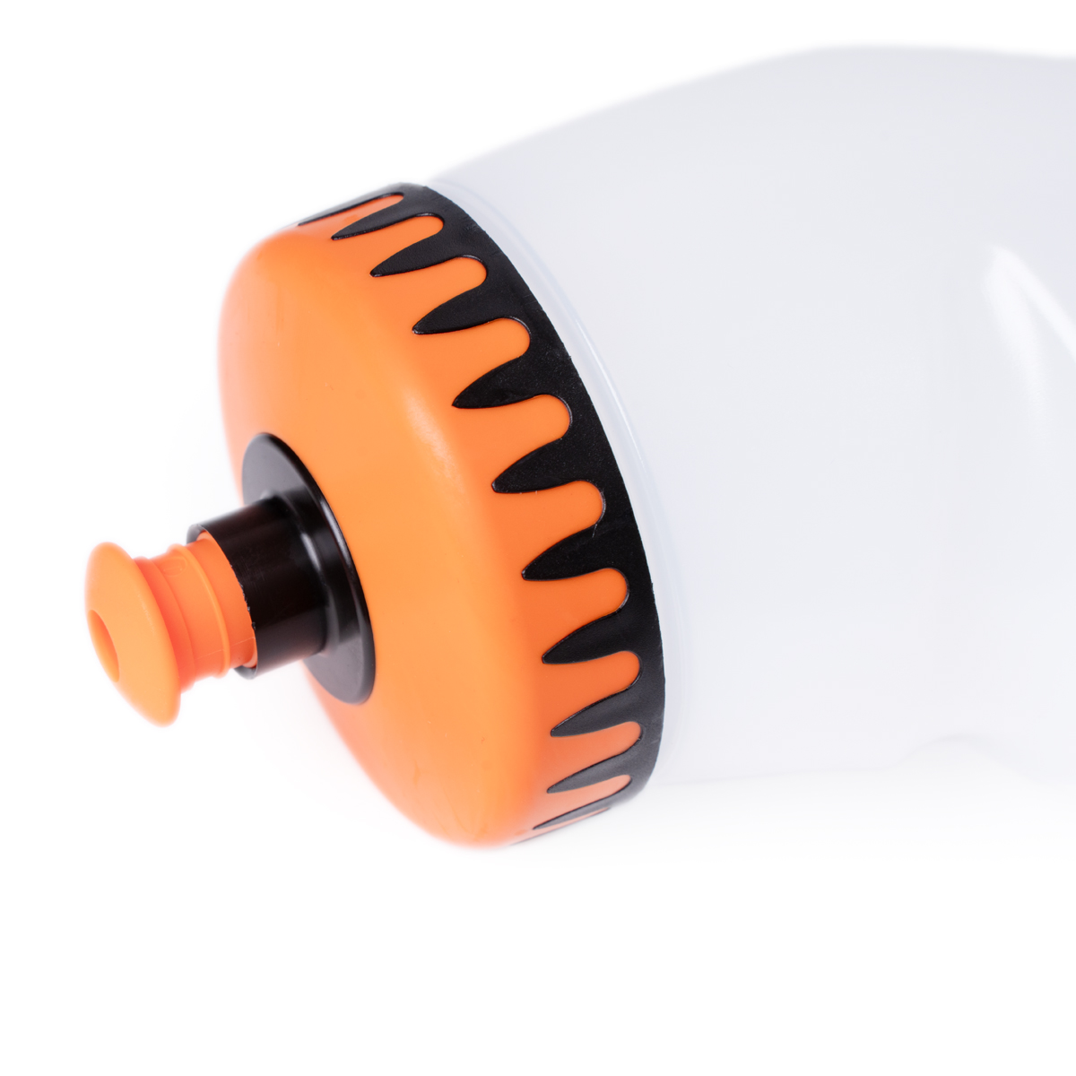 Бутылка для воды TORRES, SS1028, 750 мл, мягкий пластик, прозрачная, оранжево-черная крышка