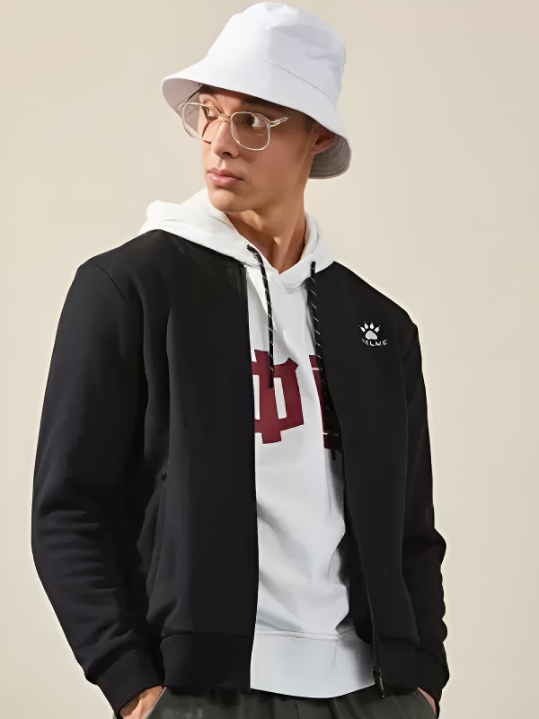 Бомбер KELME Knitted And Velvet Jacket Black