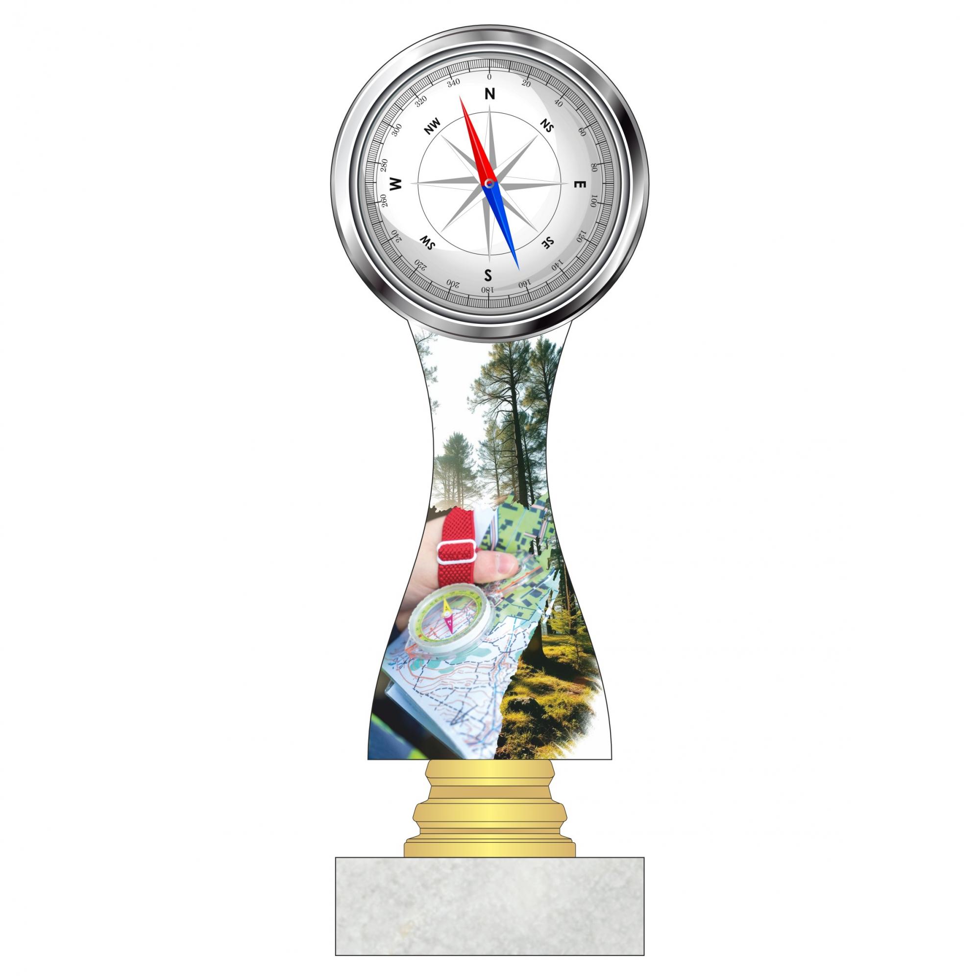 Приз ST 04321Спортивное ориентирование ( H-19 см)