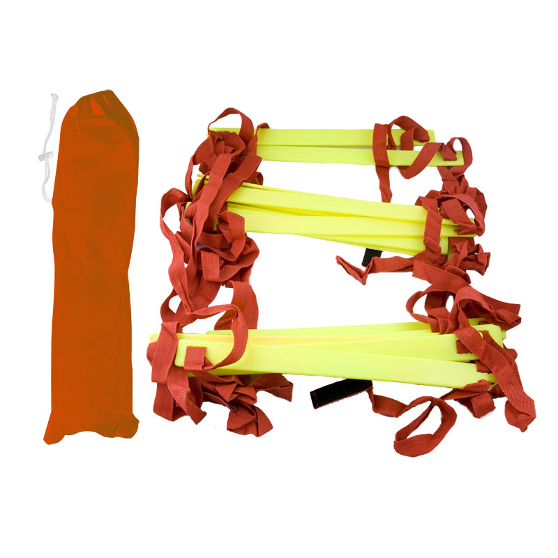 Лестница для тренировок, У792/MR-L5.4, дл. 5,4 м, шир. 51 см, пластик, полиэстер, желт-красная
