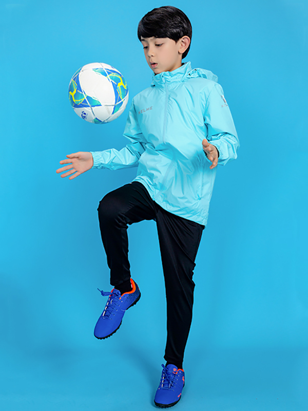Детская ветровка KELME Children's Raincoat Light Blue