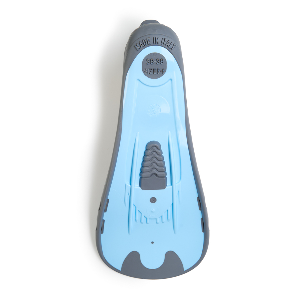 Ласты для бассейна Salvas F5 Fin, BA19138QSSTS,TPR и Technoflex, р.38-39, cеро-голубой
