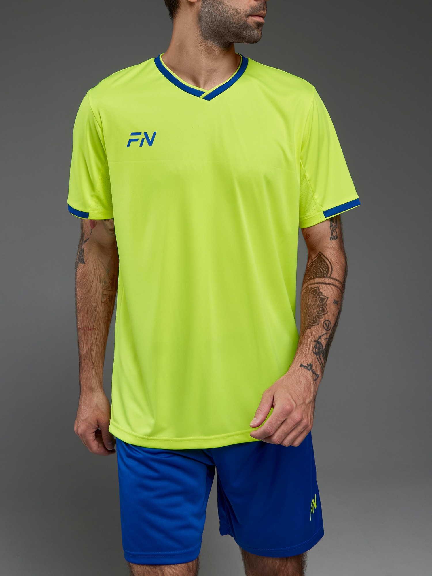 Футбольная форма FN Football Set (Light Green/Blue)