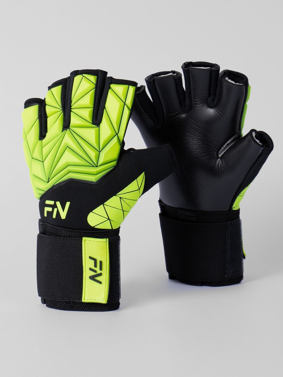 Перчатки вратарские FN One Grip (Black/Light Green)