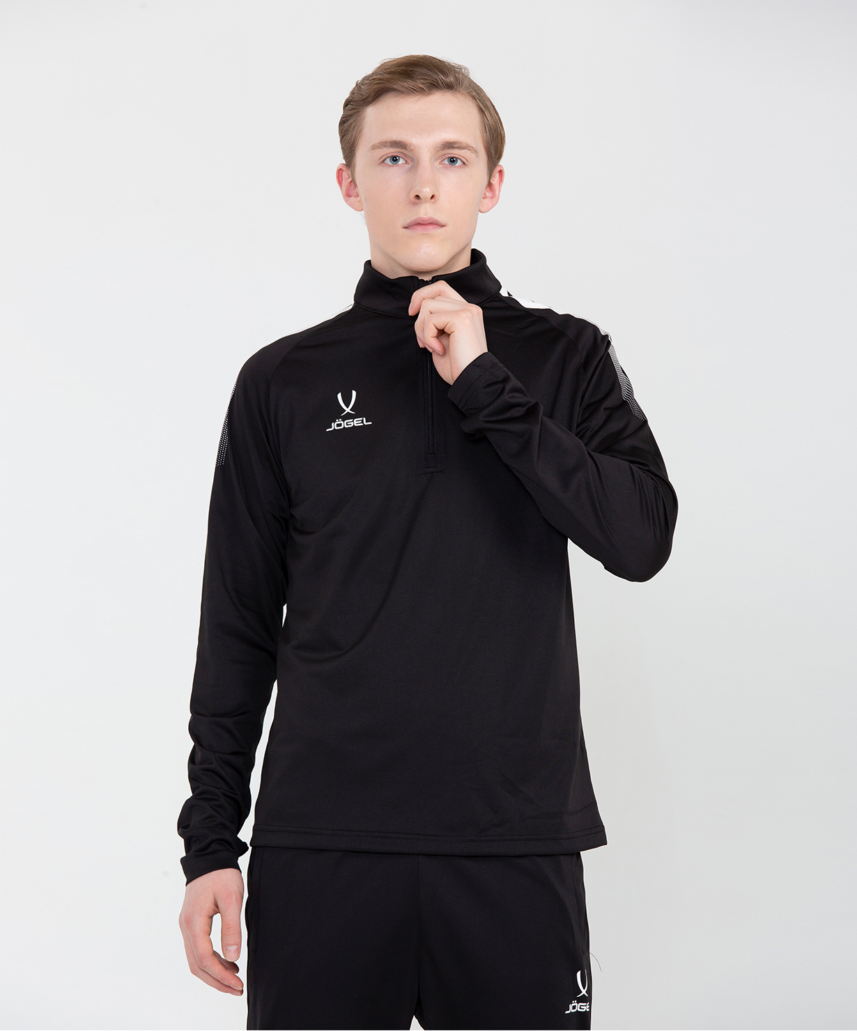 Джемпер тренировочный CAMP Training Top 1/4 Zip, черный, размер L