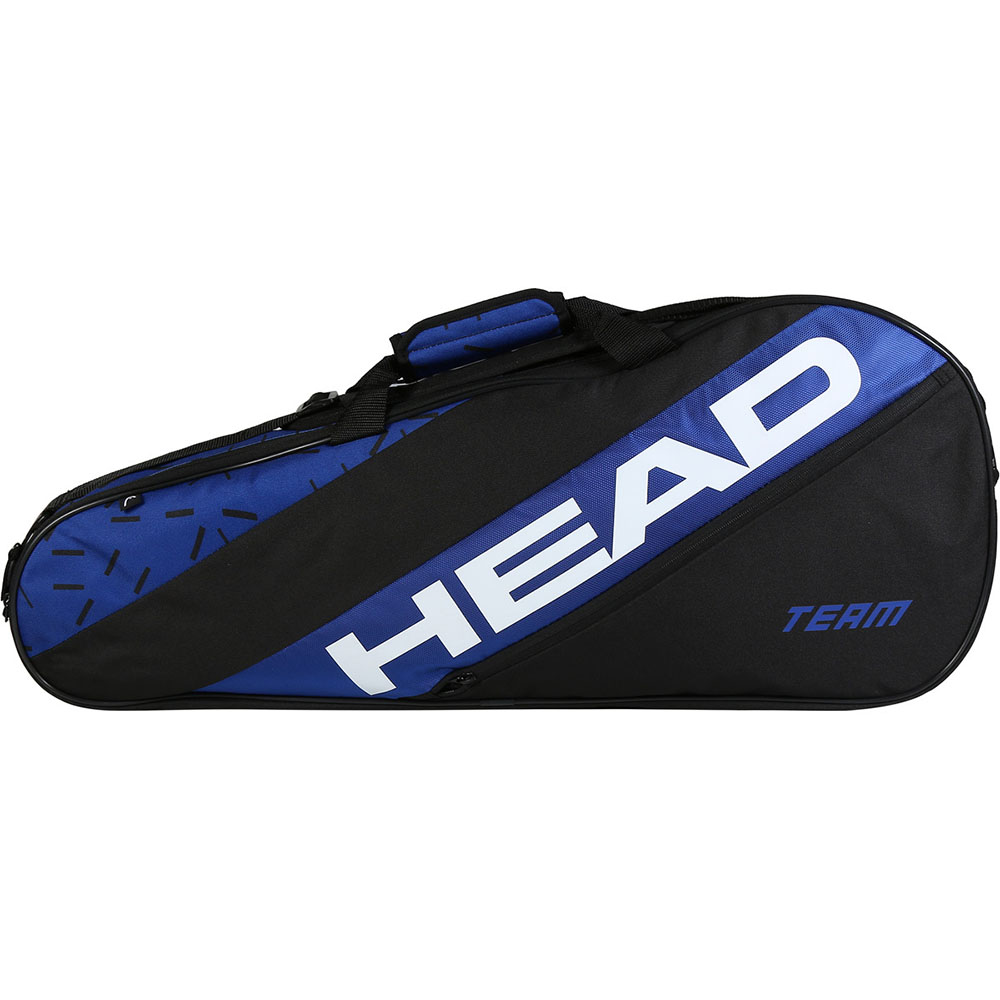 Сумка-чехол HEAD Team Racquet Bag S, 262334-BLBK, с карманом, на 3 тен.ракетки, черный