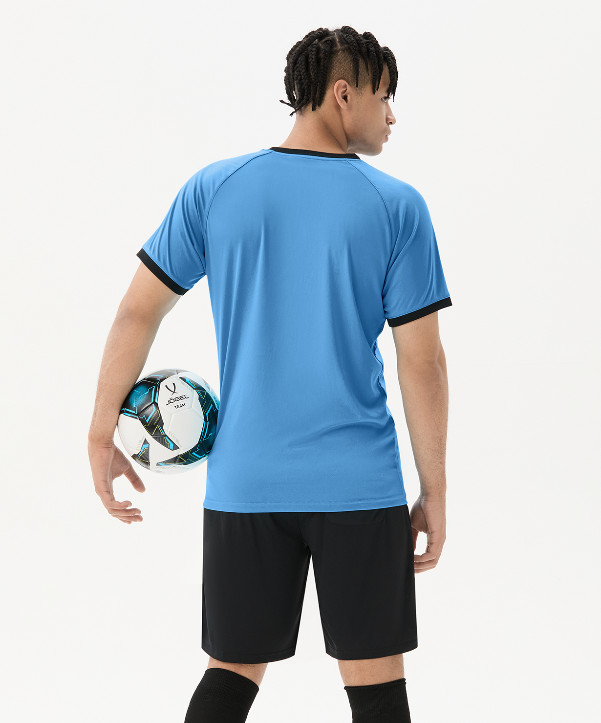 Футболка судейская JOGEL Referee tee, голубой, размер L