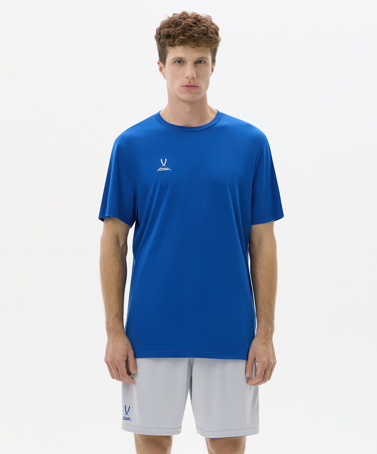 Футболка тренировочная JOGEL DIVISION PerFormDRY Training CVC Z2, синий, размер L